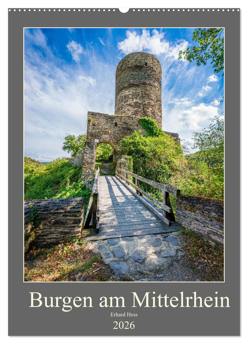 Burgen am Mittelrhein (CALVENDO Wandkalender 2026)