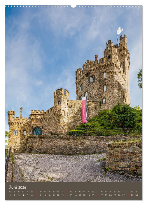 Burgen am Mittelrhein (CALVENDO Wandkalender 2026)