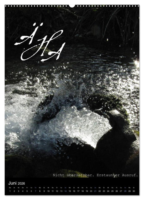 Baierische Lebensweisheiten mit Untertitel (CALVENDO Wandkalender 2026)