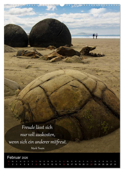 Neuseeland - Ein Land steht Kopf (CALVENDO Premium Wandkalender 2026)