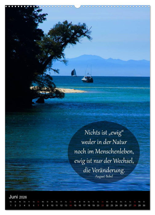 Neuseeland - Ein Land steht Kopf (CALVENDO Premium Wandkalender 2026)