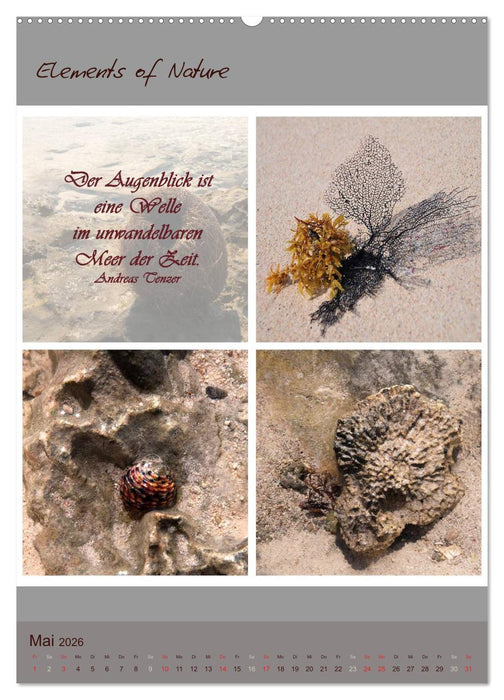 Elements of Nature (CALVENDO Premium Wandkalender 2026)