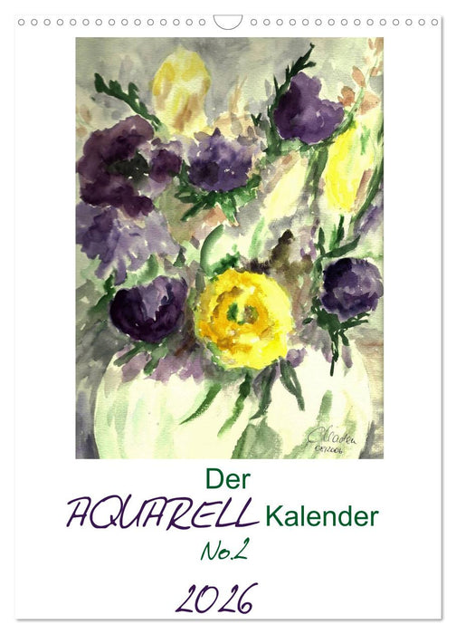 Der Aquarell-Kalender No.2 (CALVENDO Wandkalender 2026)