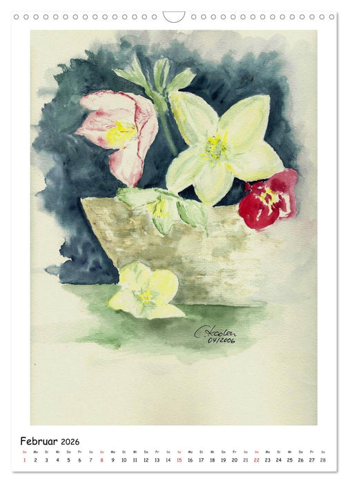 Der Aquarell-Kalender No.2 (CALVENDO Wandkalender 2026)