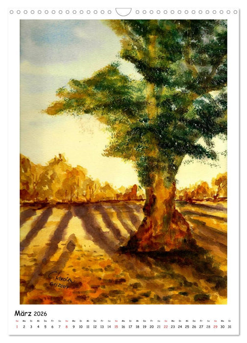 Der Aquarell-Kalender No.2 (CALVENDO Wandkalender 2026)