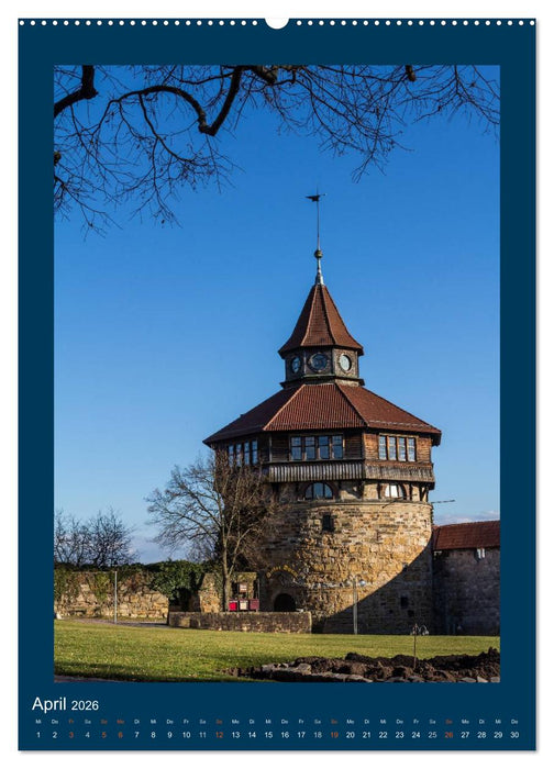 Esslingen am Neckar - Sehenswertes (CALVENDO Wandkalender 2026)