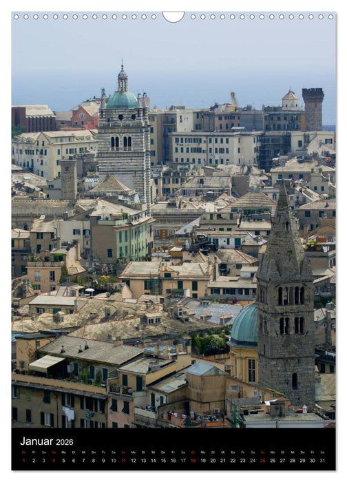Genua - la superba (CALVENDO Wandkalender 2026)