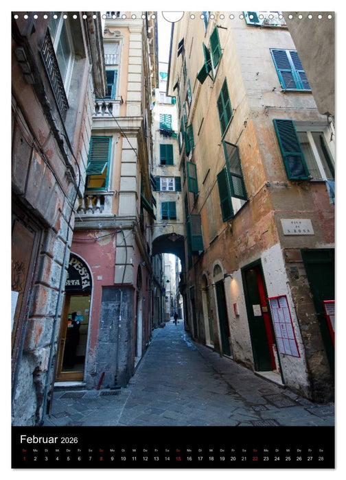 Genua - la superba (CALVENDO Wandkalender 2026)