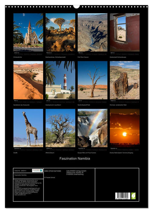 Faszination Namibia (CALVENDO Wandkalender 2026)