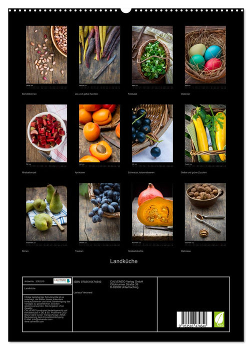 Landküche (CALVENDO Premium Wandkalender 2026)