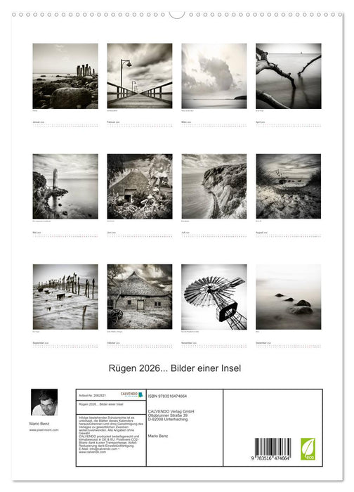 Rügen 2026... Bilder einer Insel (CALVENDO Premium Wandkalender 2026)