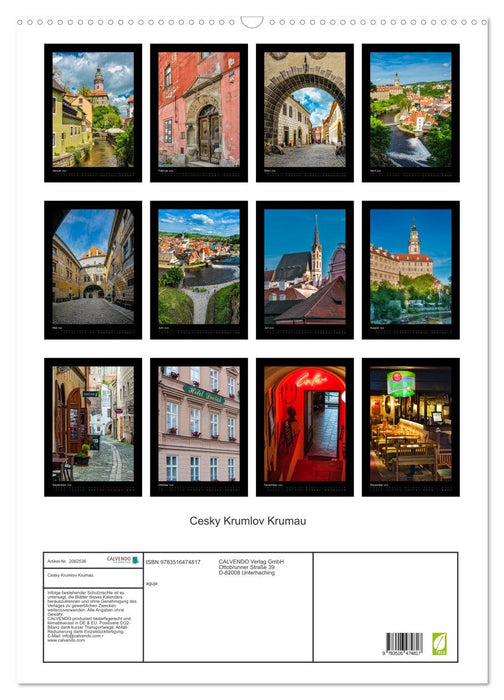 Cesky Krumlov Krumau (CALVENDO Wandkalender 2026)