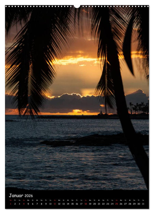Hawaiian Sunsets (CALVENDO Premium Wandkalender 2026)