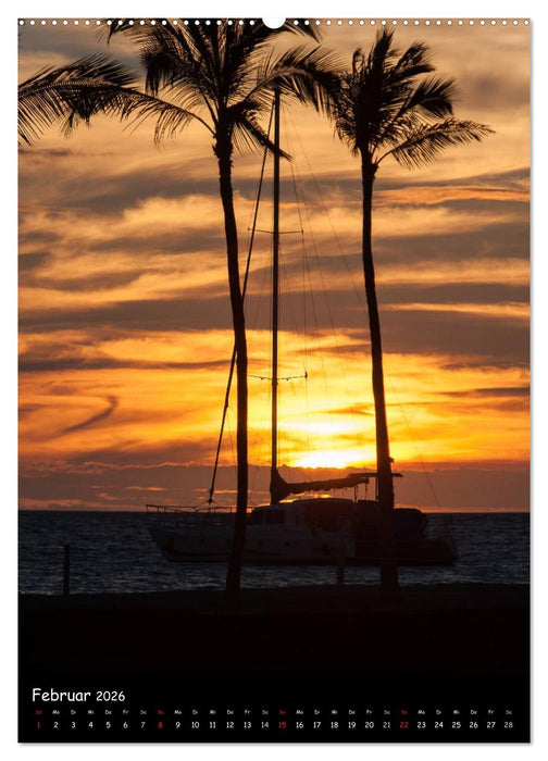 Hawaiian Sunsets (CALVENDO Premium Wandkalender 2026)