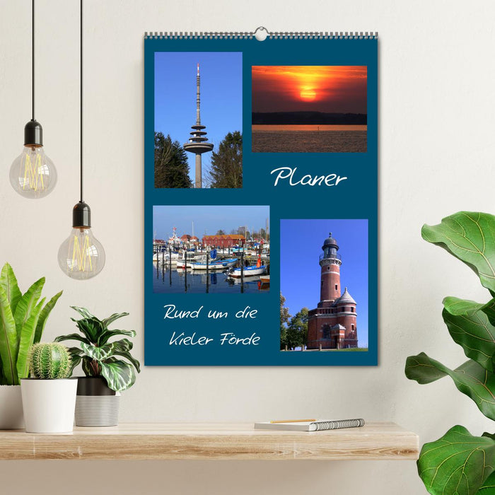 Rund um die Kieler Förde / Planer (CALVENDO Wandkalender 2026)
