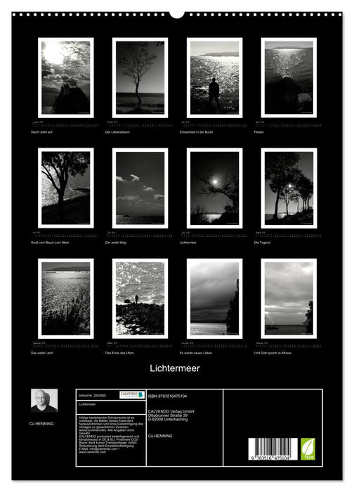 Lichtermeer (CALVENDO Premium Wandkalender 2026)