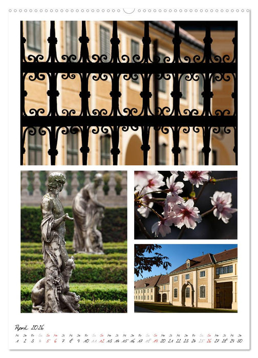 Schloss Schönbrunn im Wandel der Jahreszeiten (CALVENDO Premium Wandkalender 2026)