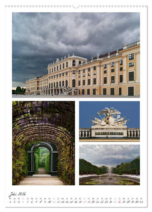 Schloss Schönbrunn im Wandel der Jahreszeiten (CALVENDO Premium Wandkalender 2026)