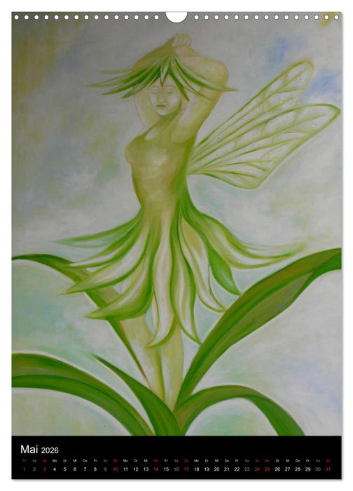 Engel, Feen und Elfen (CALVENDO Wandkalender 2026)