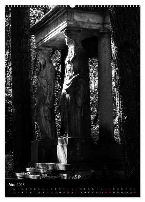 Versunkene Welten - Alte Friedhöfe in Deutschland (CALVENDO Wandkalender 2026)