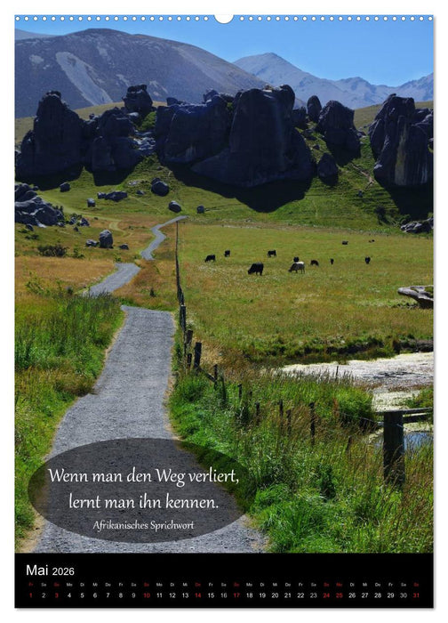 Neuseeland - Ein Land steht Kopf (CALVENDO Wandkalender 2026)