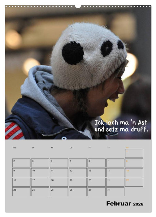 Berliner Straßenfoto Kalender 2026 (CALVENDO Premium Wandkalender 2026)