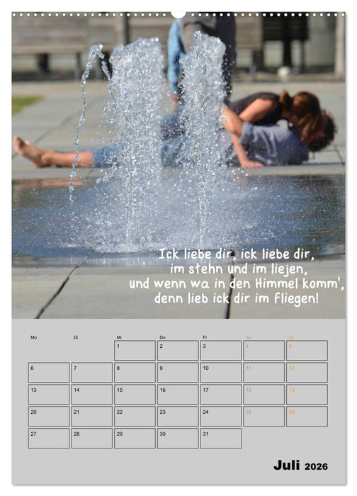 Berliner Straßenfoto Kalender 2026 (CALVENDO Premium Wandkalender 2026)