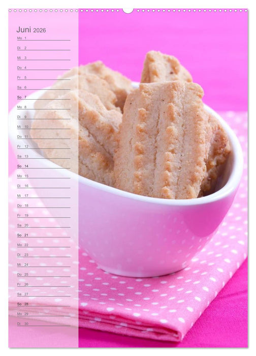 Gebäck und Kuchen Küchenplaner (CALVENDO Premium Wandkalender 2026)