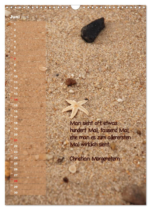 maritim inspiriert / Geburtstagskalender (CALVENDO Wandkalender 2026)