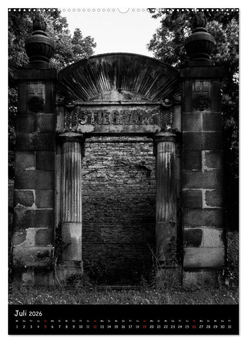 Versunkene Welten - Alte Friedhöfe in Deutschland (CALVENDO Premium Wandkalender 2026)