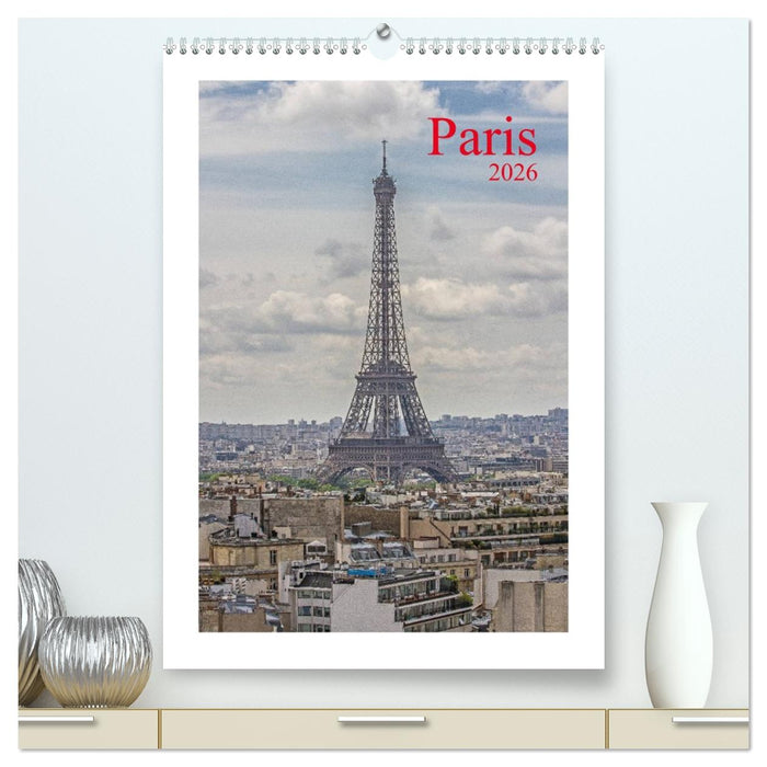 Paris (CALVENDO Premium Wandkalender 2026)