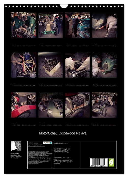 MotorSchau Goodwood Revival (CALVENDO Wandkalender 2026)