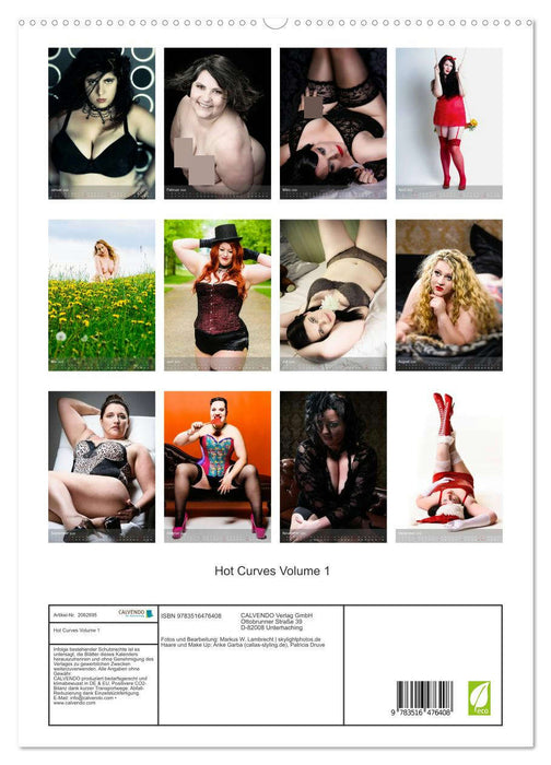 Hot Curves Volume 1 (CALVENDO Premium Wandkalender 2026)