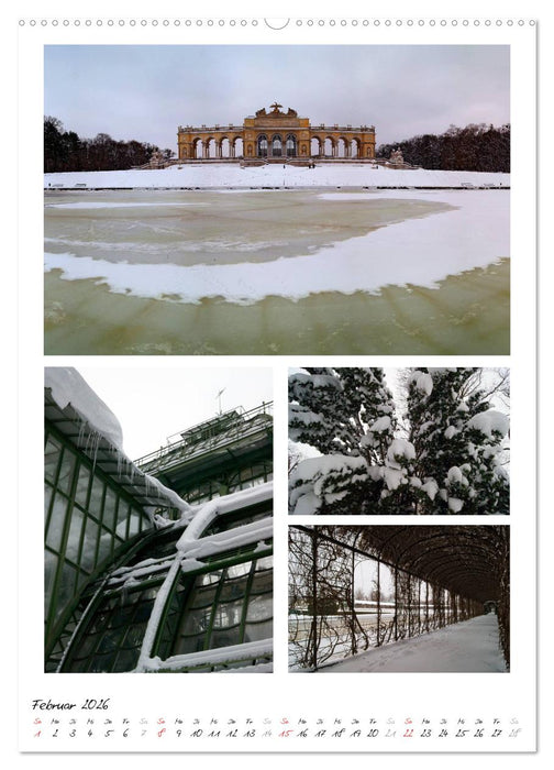 Schloss Schönbrunn im Wandel der Jahreszeiten (CALVENDO Wandkalender 2026)