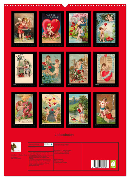 Liebesboten (CALVENDO Premium Wandkalender 2026)