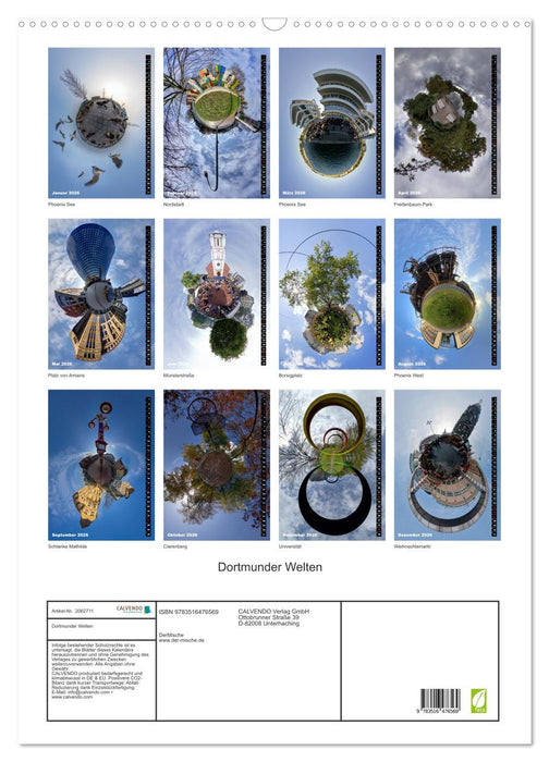 Dortmunder Welten (CALVENDO Wandkalender 2026)