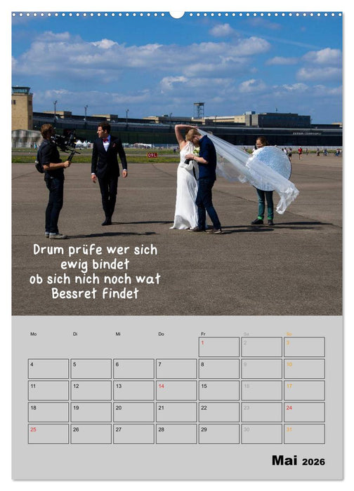 Berliner Straßenfoto Kalender 2026 (CALVENDO Wandkalender 2026)