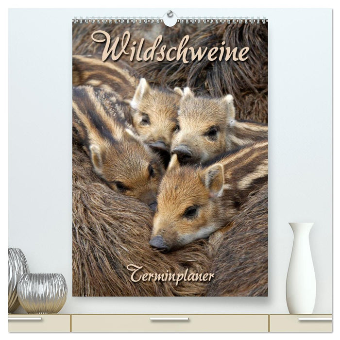 Wildschweine (CALVENDO Premium Wandkalender 2026)