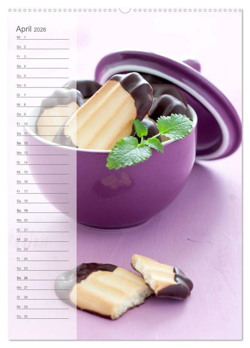 Gebäck und Kuchen Küchenplaner (CALVENDO Wandkalender 2026)