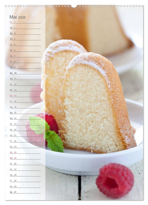 Gebäck und Kuchen Küchenplaner (CALVENDO Wandkalender 2026)