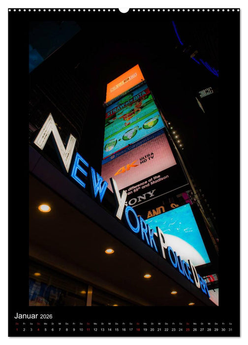 Vertical New York (CALVENDO Premium Wandkalender 2026)