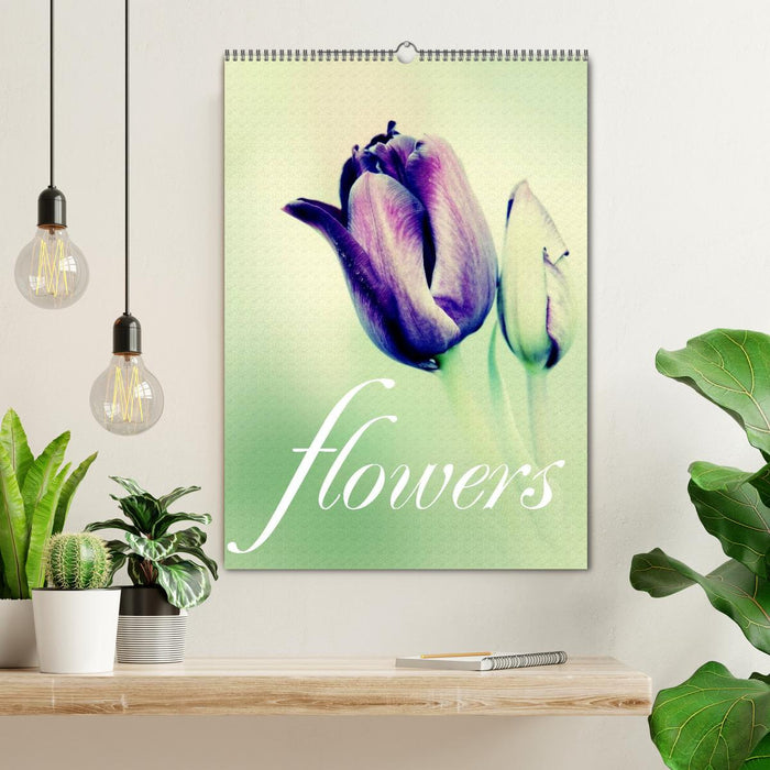 flowers (CALVENDO Wandkalender 2026)
