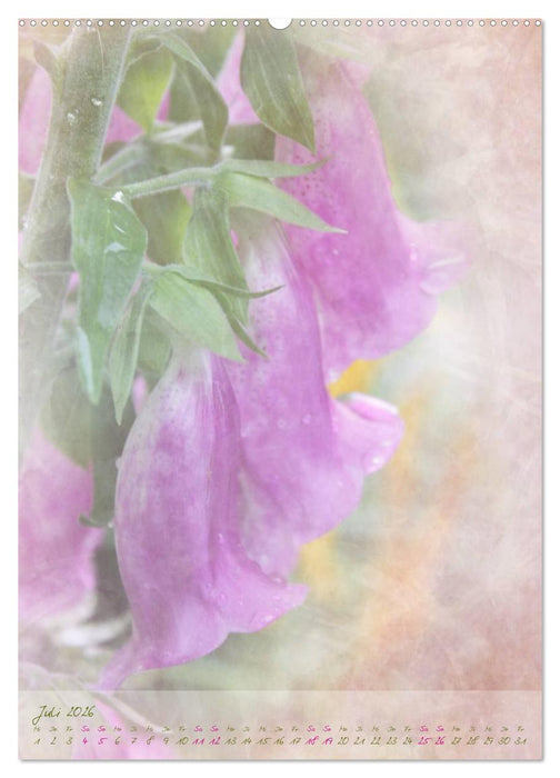 Vintage Flowers (CALVENDO Premium Wandkalender 2026)