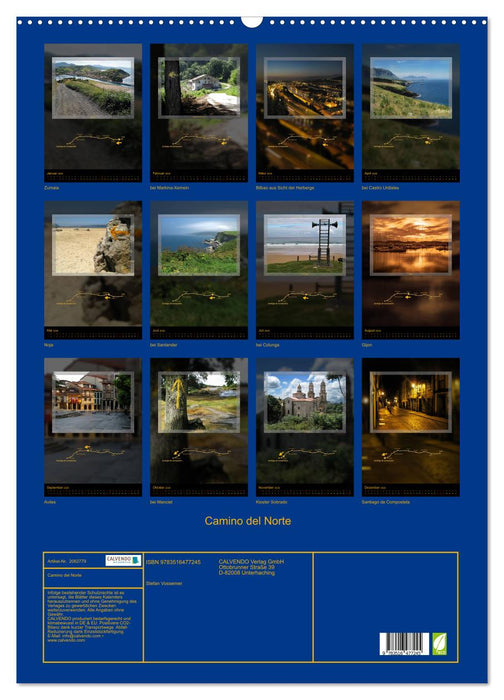 Camino del Norte (CALVENDO Wandkalender 2026)