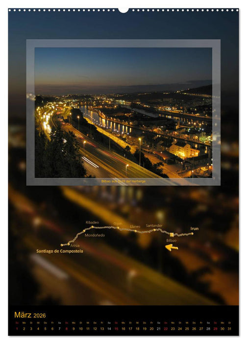 Camino del Norte (CALVENDO Wandkalender 2026)