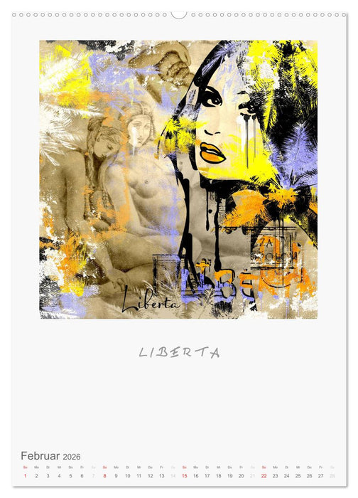 BELLE REBELLE (CALVENDO Premium Wandkalender 2026)