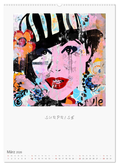 BELLE REBELLE (CALVENDO Premium Wandkalender 2026)