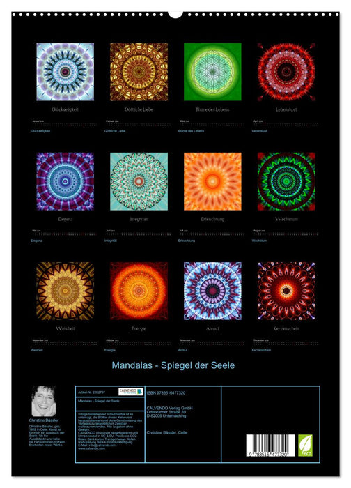 Mandalas - Spiegel der Seele (CALVENDO Premium Wandkalender 2026)