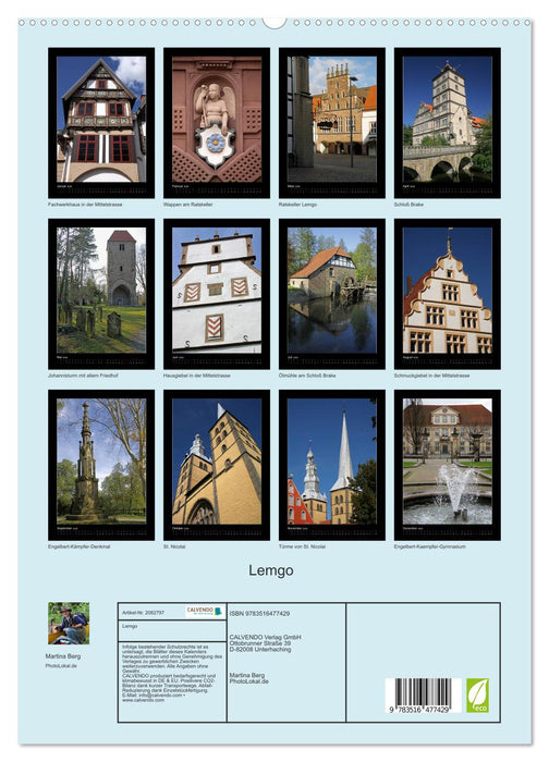 Lemgo (CALVENDO Premium Wandkalender 2026)