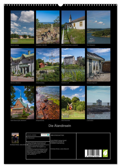 Die Ålandinseln (CALVENDO Premium Wandkalender 2026)